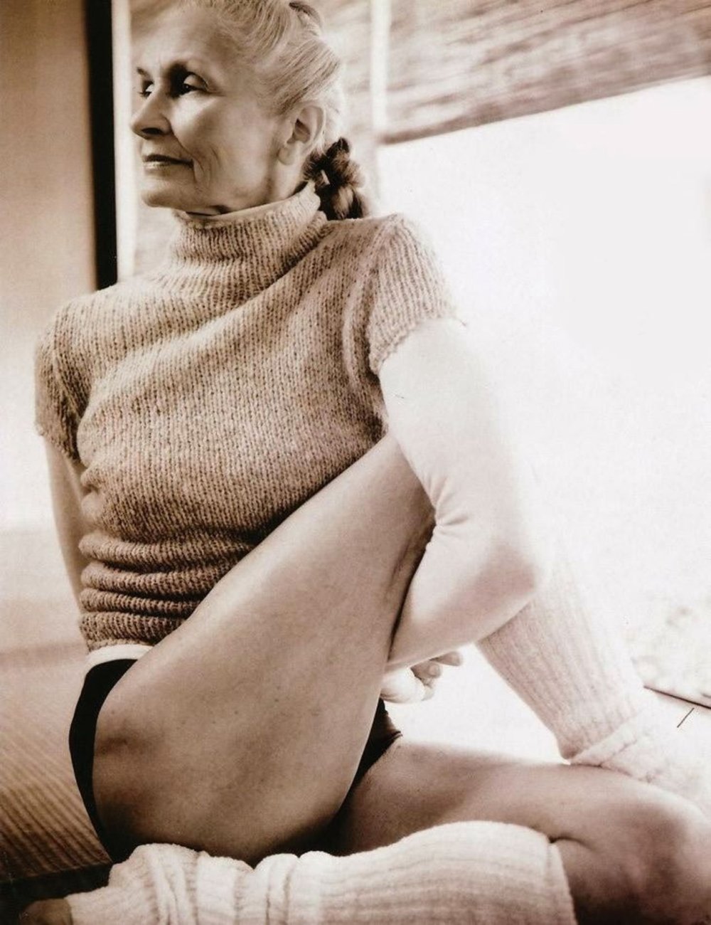 The body of an elderly man