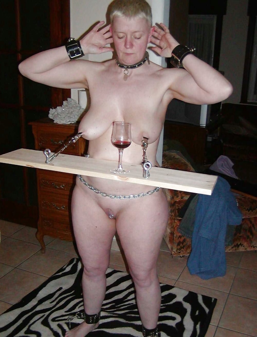 Red slave bondage bdsm