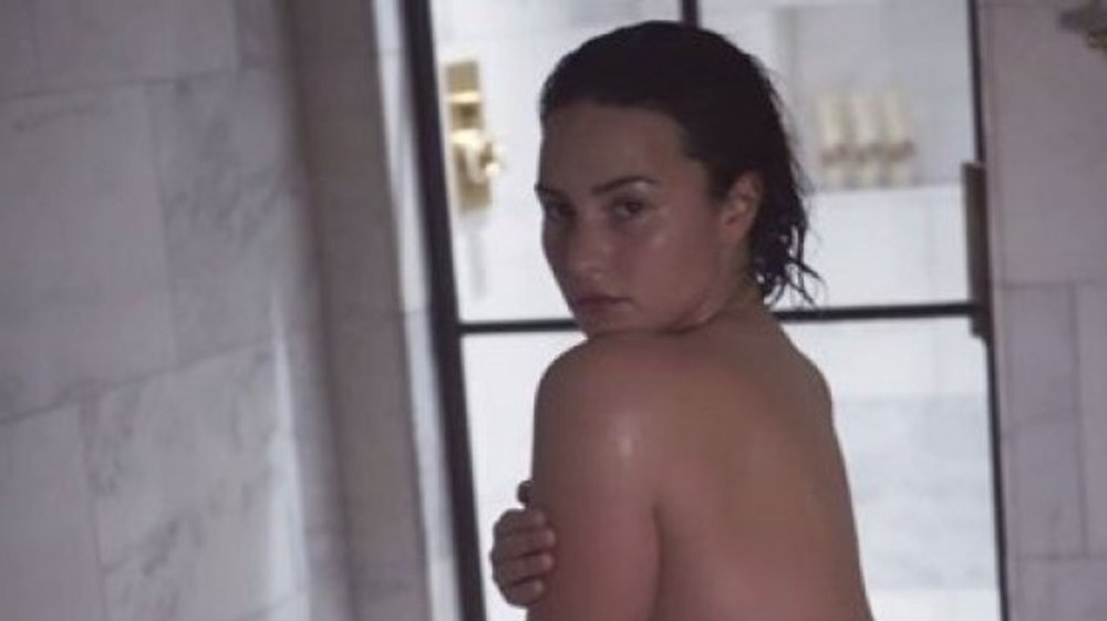 Naked priest Demi Lovato