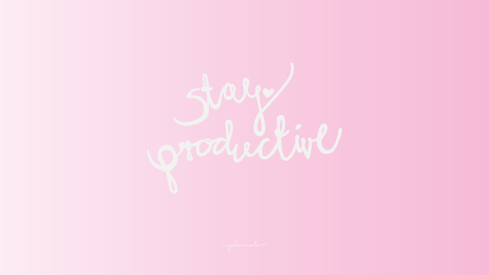 Quotes on a pink background
