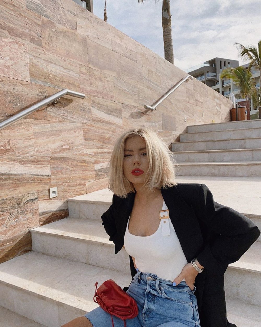 Laura Jade Stone in underwear