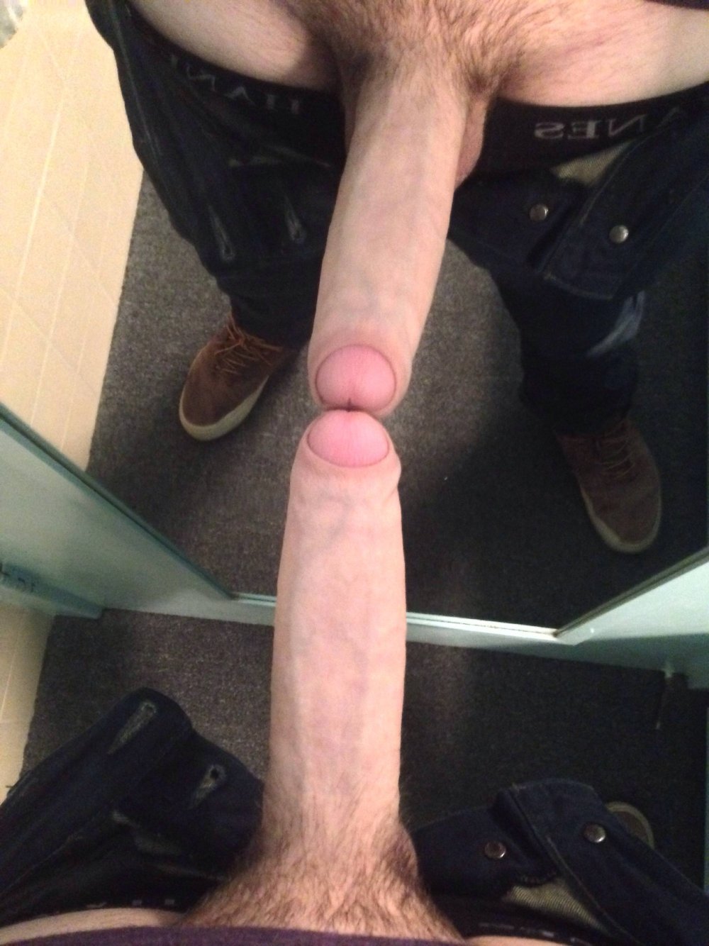 Huge dick in the first person