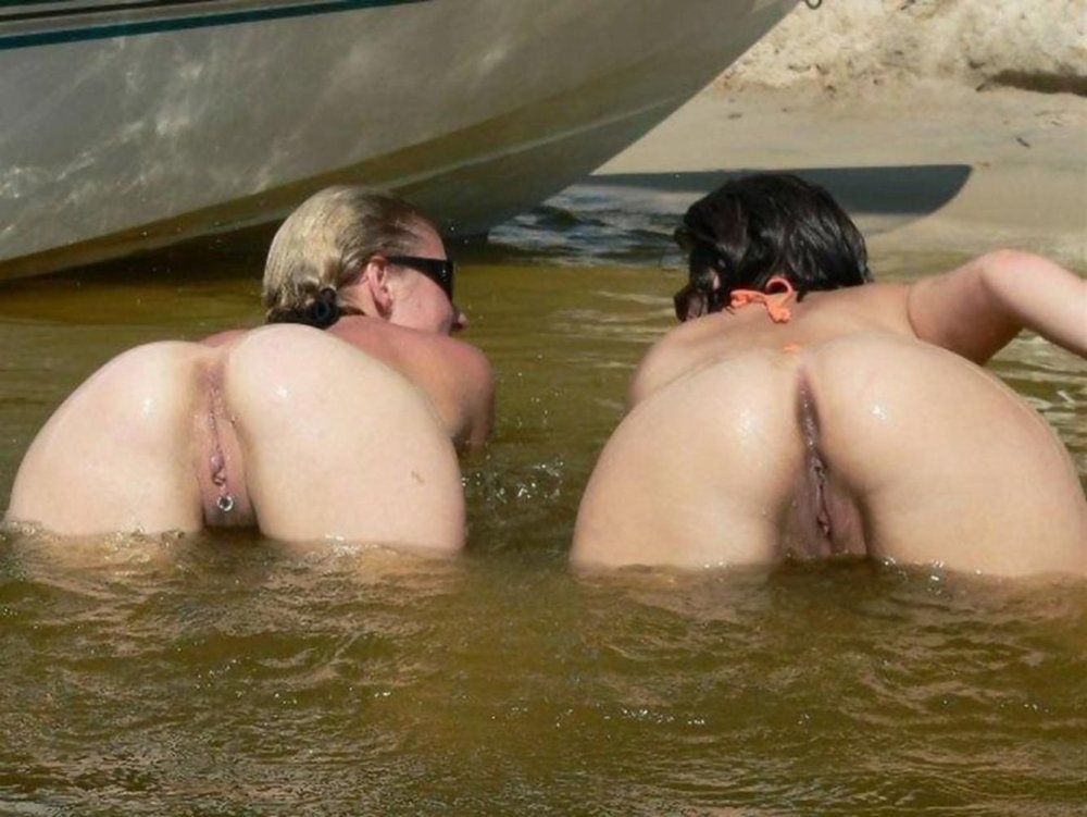 Nudist with hairy caps