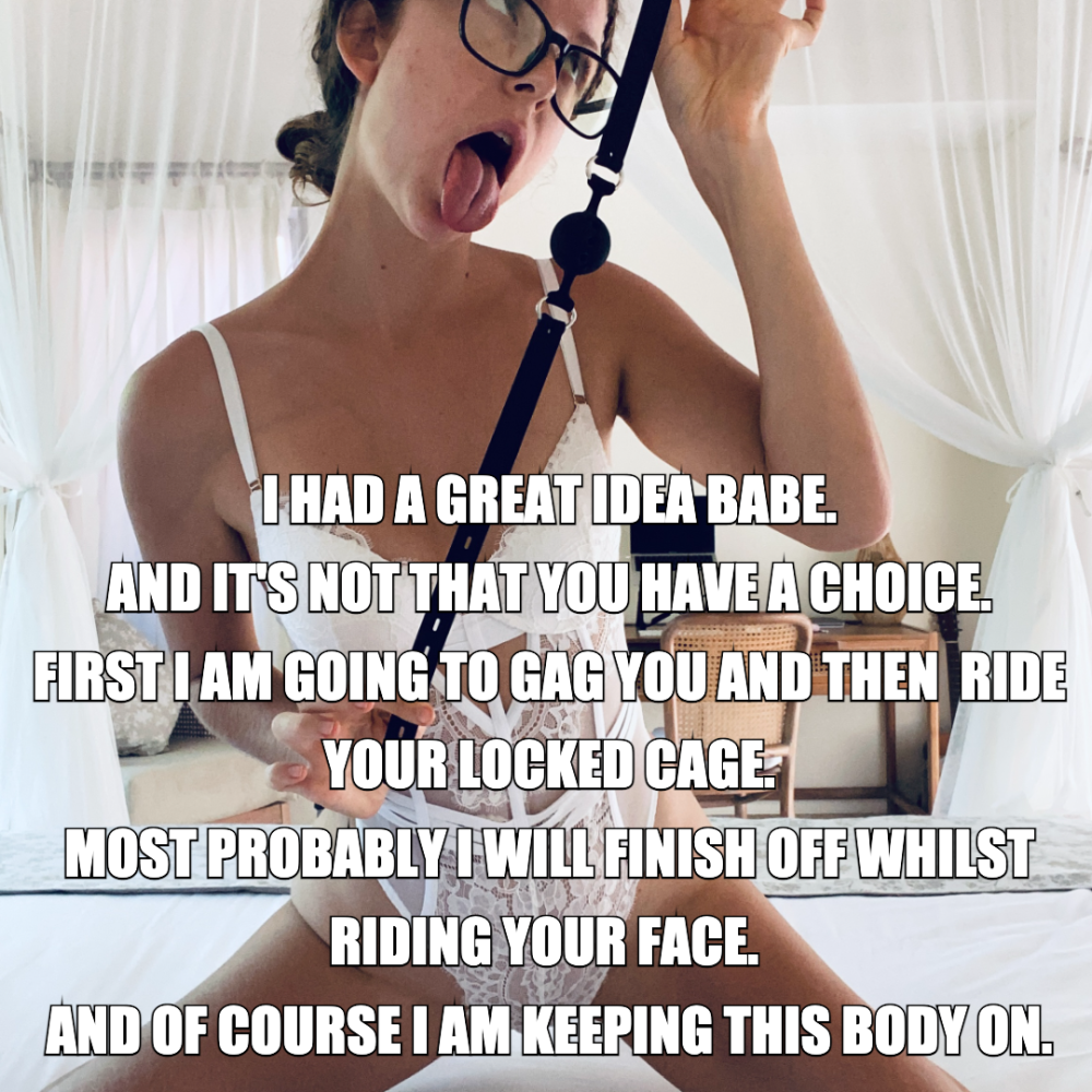 Shastity Caption Tease & Denial Big Tits