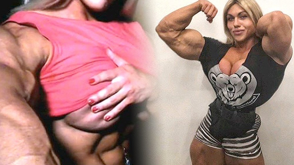 The bodybuilder Eleanor Dobrynin