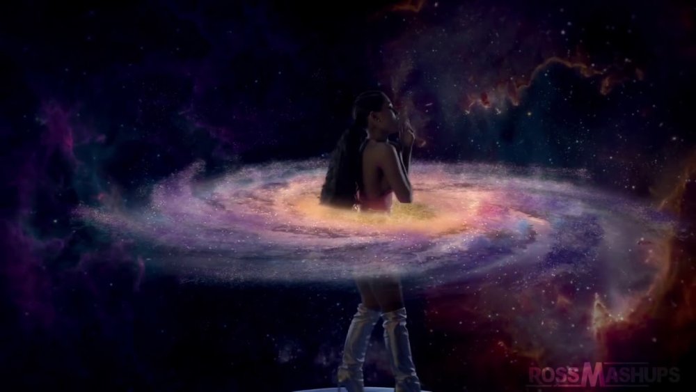 Ariana Grande on a bicycle wallpaper in good quality