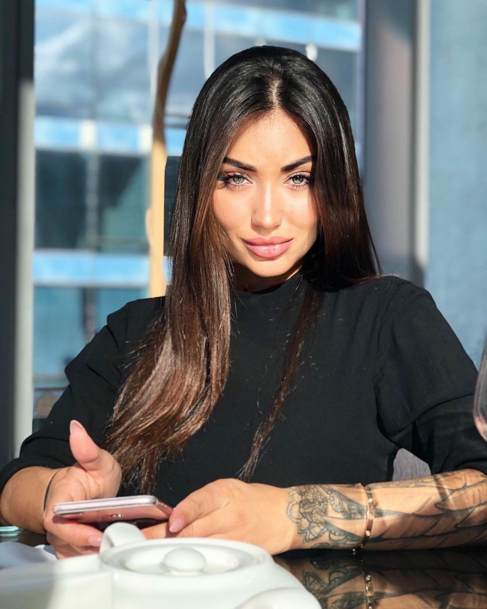 Sketches for coloring a girl