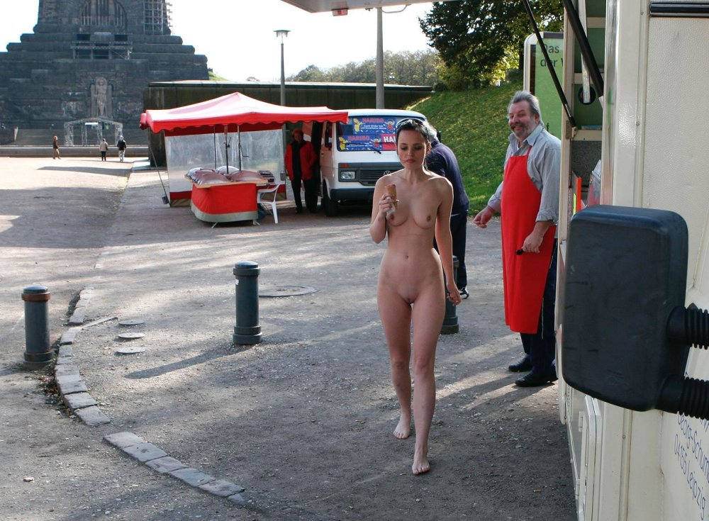 Alina naked big in public