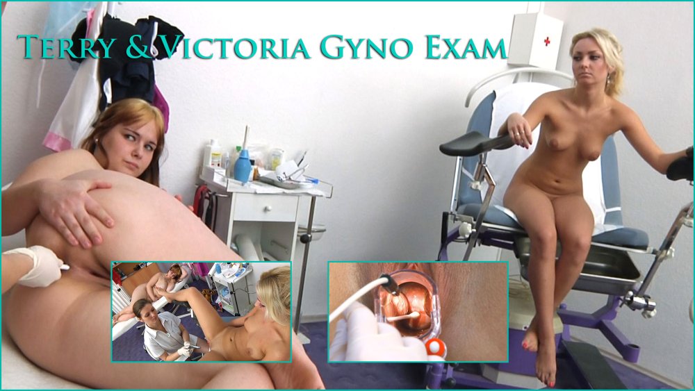 Doctor gyno gynecological chair naked