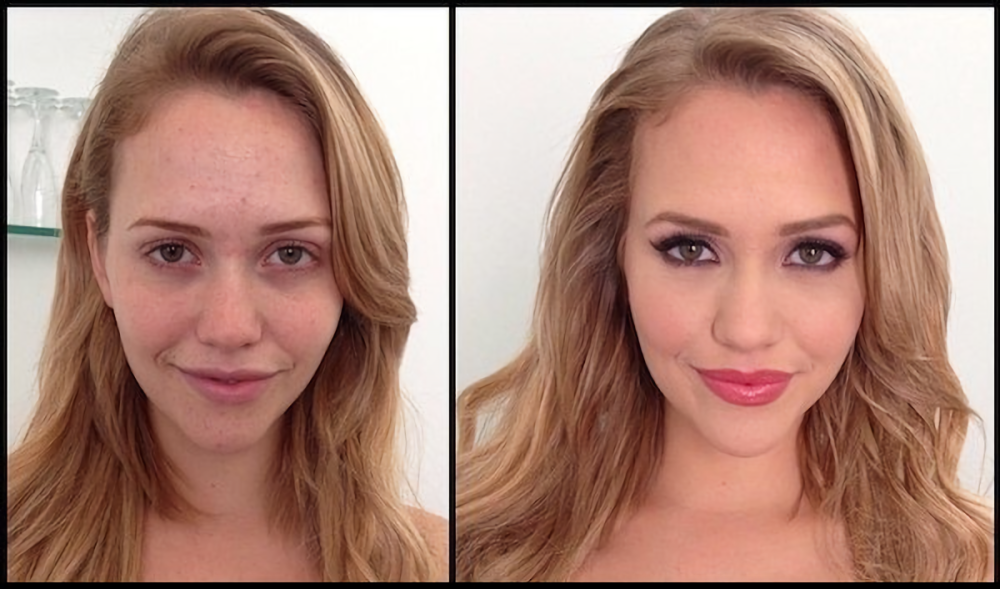 Mia Malkova without makeup