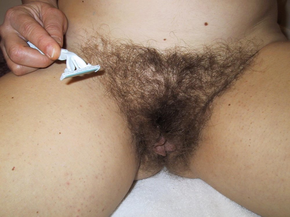 The woman shows hairy