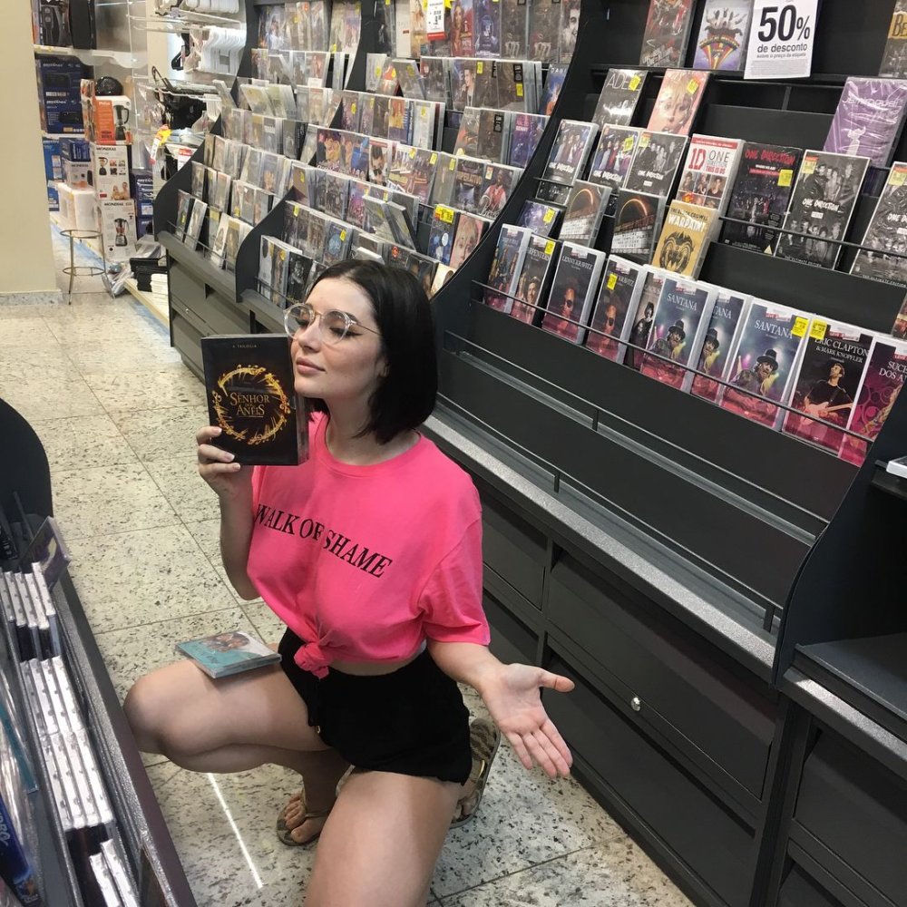 Michelle Alves Black Dress