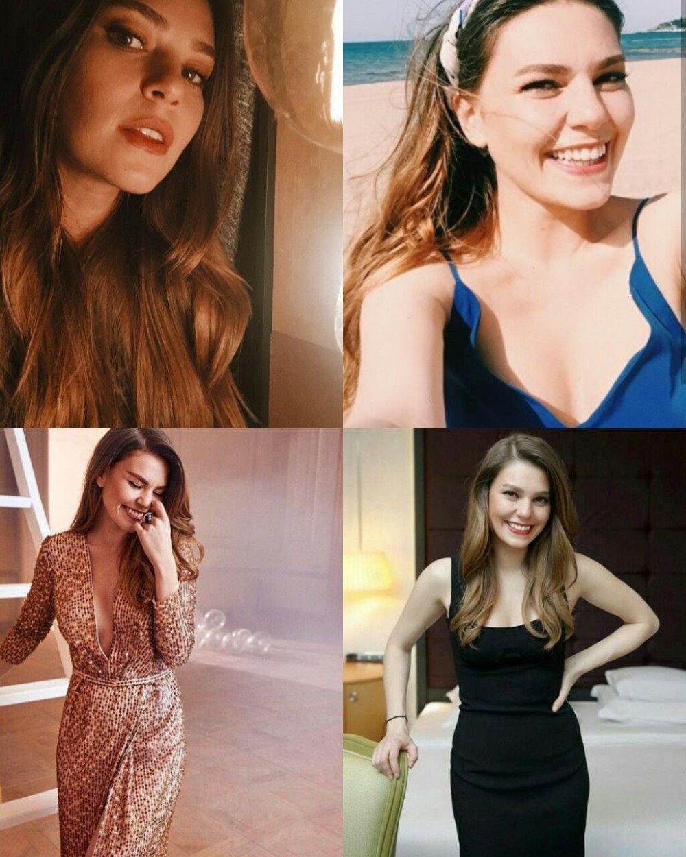 ASLI Enver with Flowers