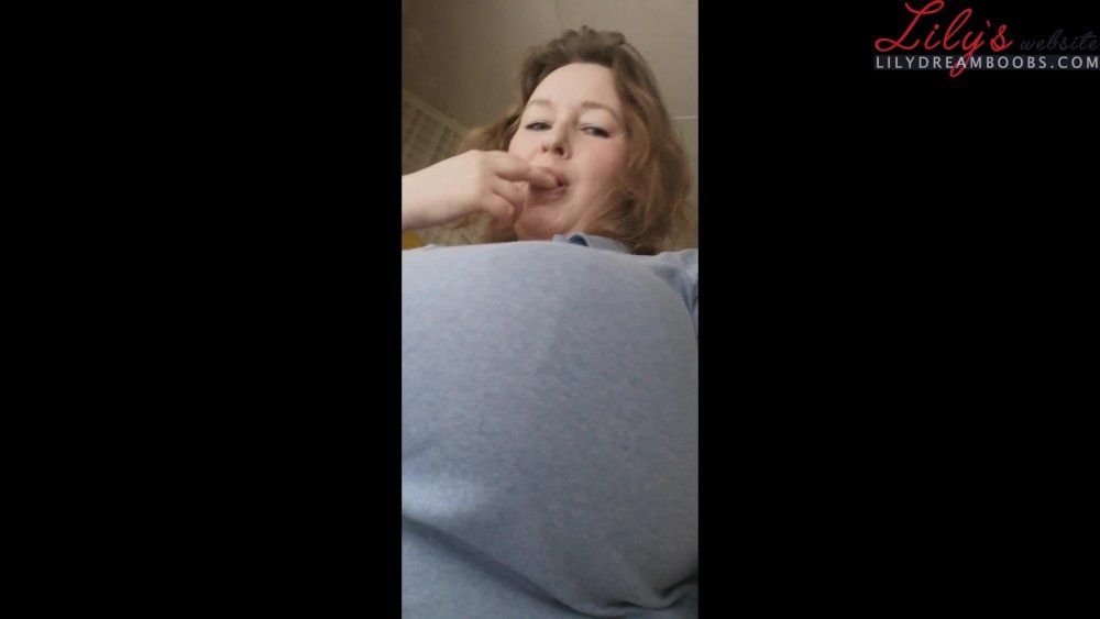 Lily Dreamboobs on Back Jiggle in White Bra 4K