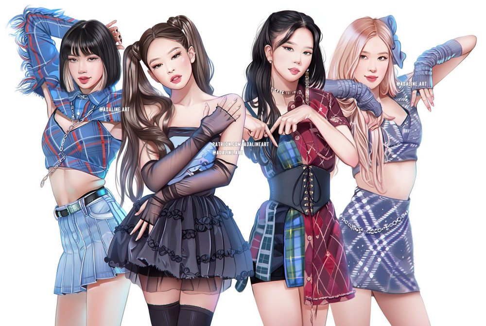 Black Pink Square One