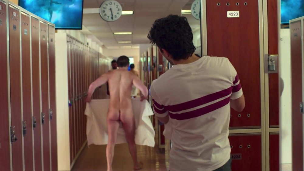 Hairy Muscle Naked Man Locker Room Small Dick
