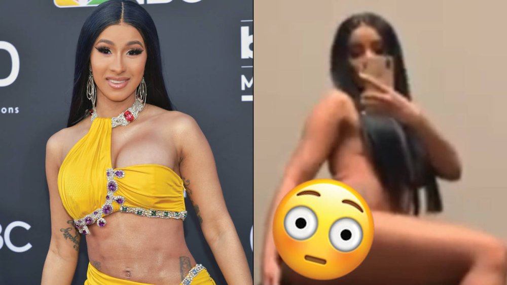 Cardi Bi in handcuffs