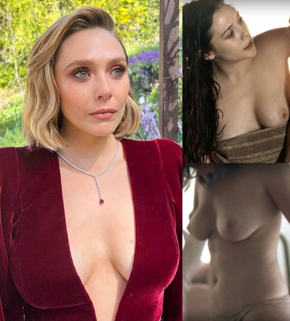 Elizabeth Olsen drain boobs