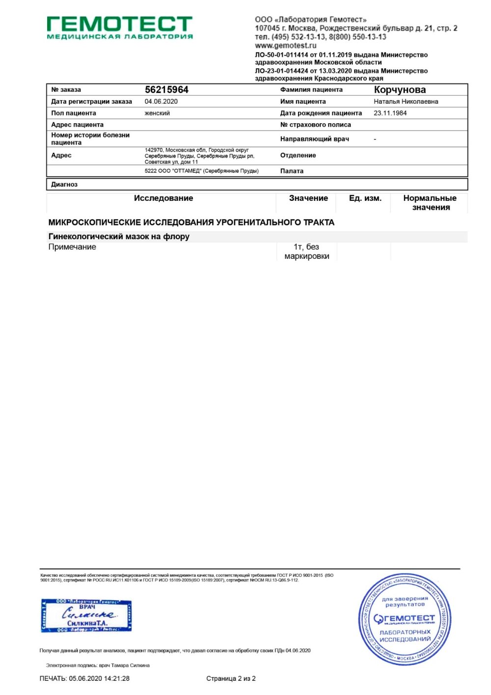 Oil dilution table for two -stroke engines
