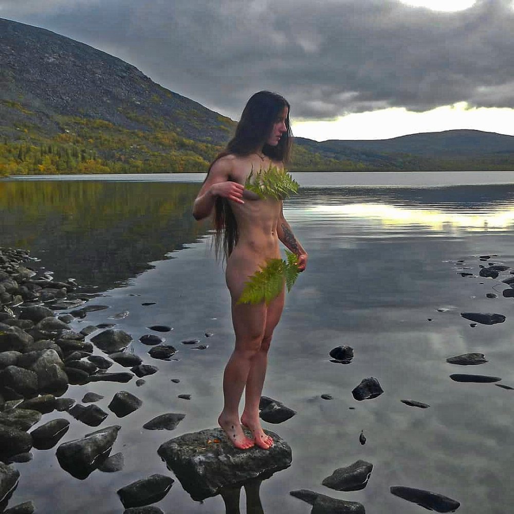 Vasilisa Maletina in a swimsuit