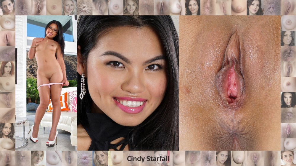 Female faces and vagina