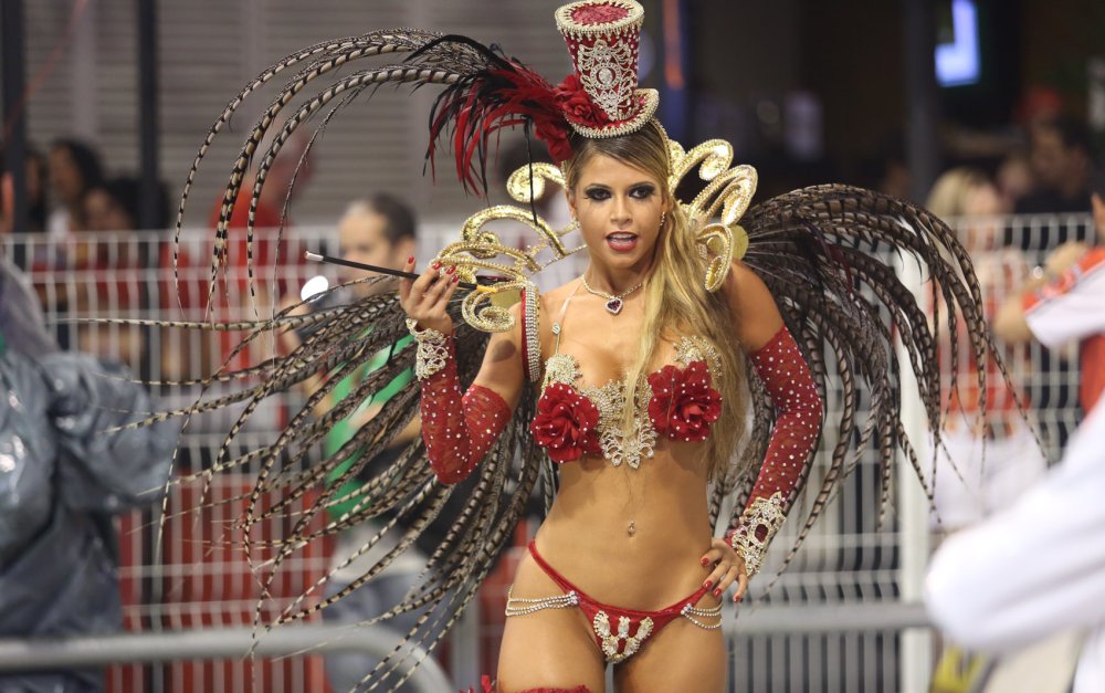 Transvestites on the Brazilian carnival