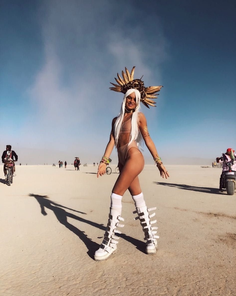 Berning Meng festival Nude Man