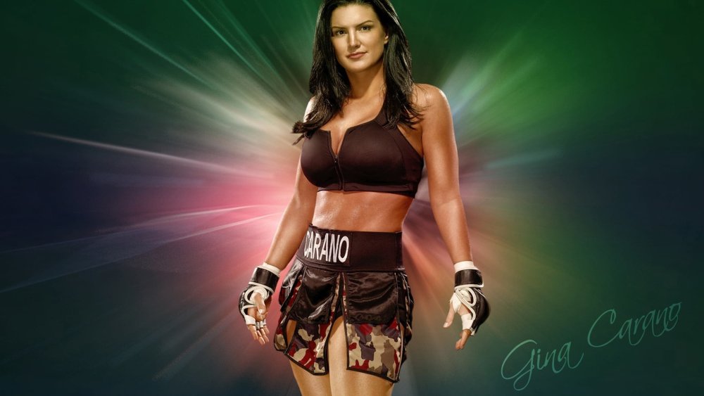 Gina Savage in a swimsuit