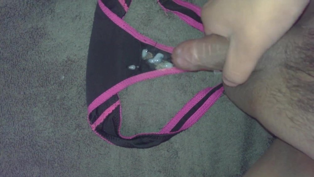 Son Fapping Cum on Ussed Dirty Panties Sister