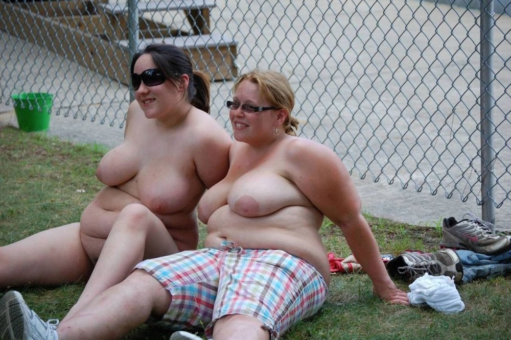 Naked puffy tits public