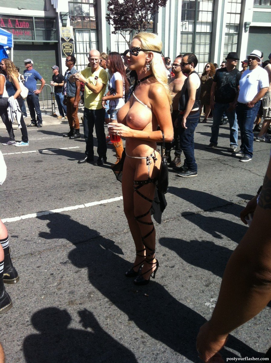 Naked parade on Red Square