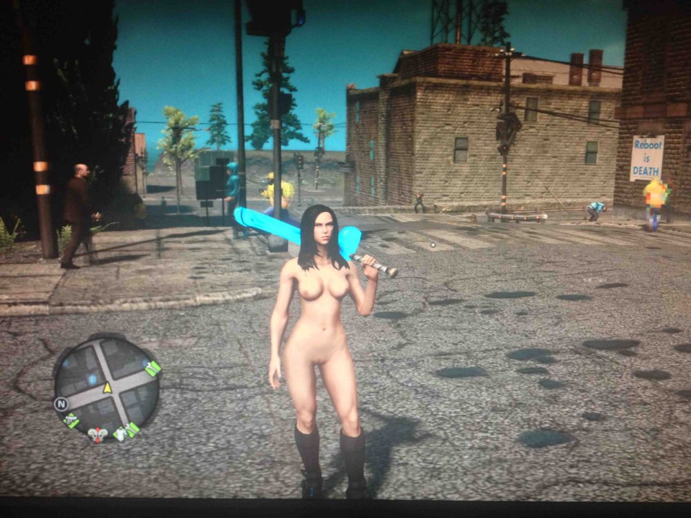 Naked men Saint Row 4 mod