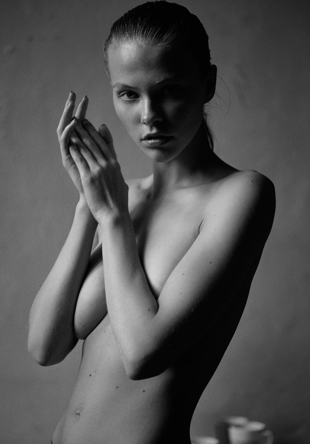 Sasha Lousse in underwear