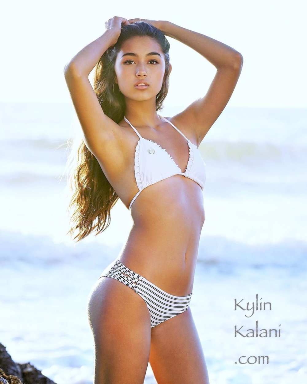 Kylin Kalani in a swimsuit