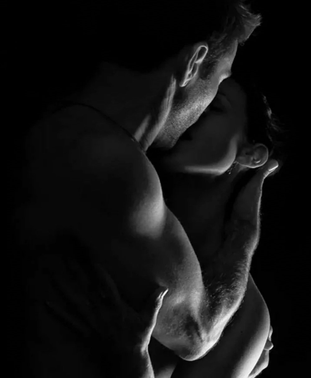 Man and woman passion