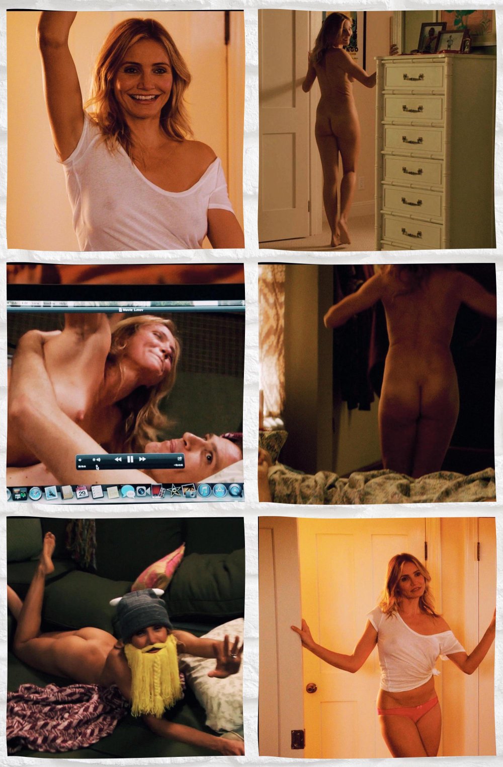 Cameron Diaz Naked in the film