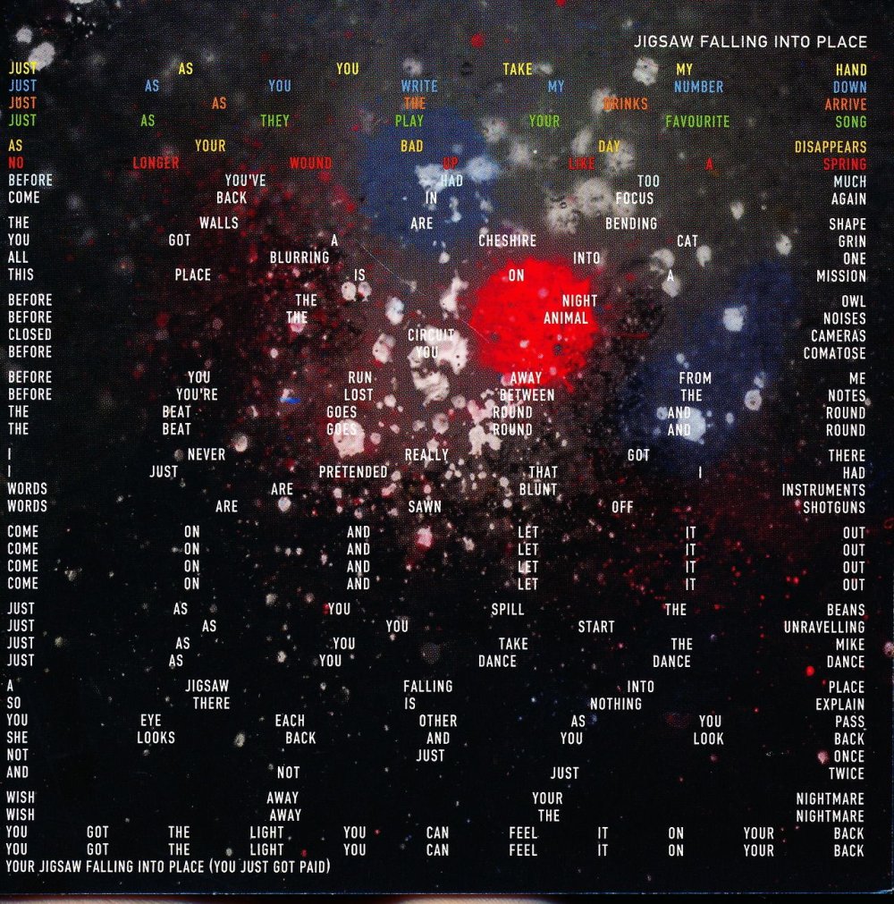 Jigsaw Falling Into Place