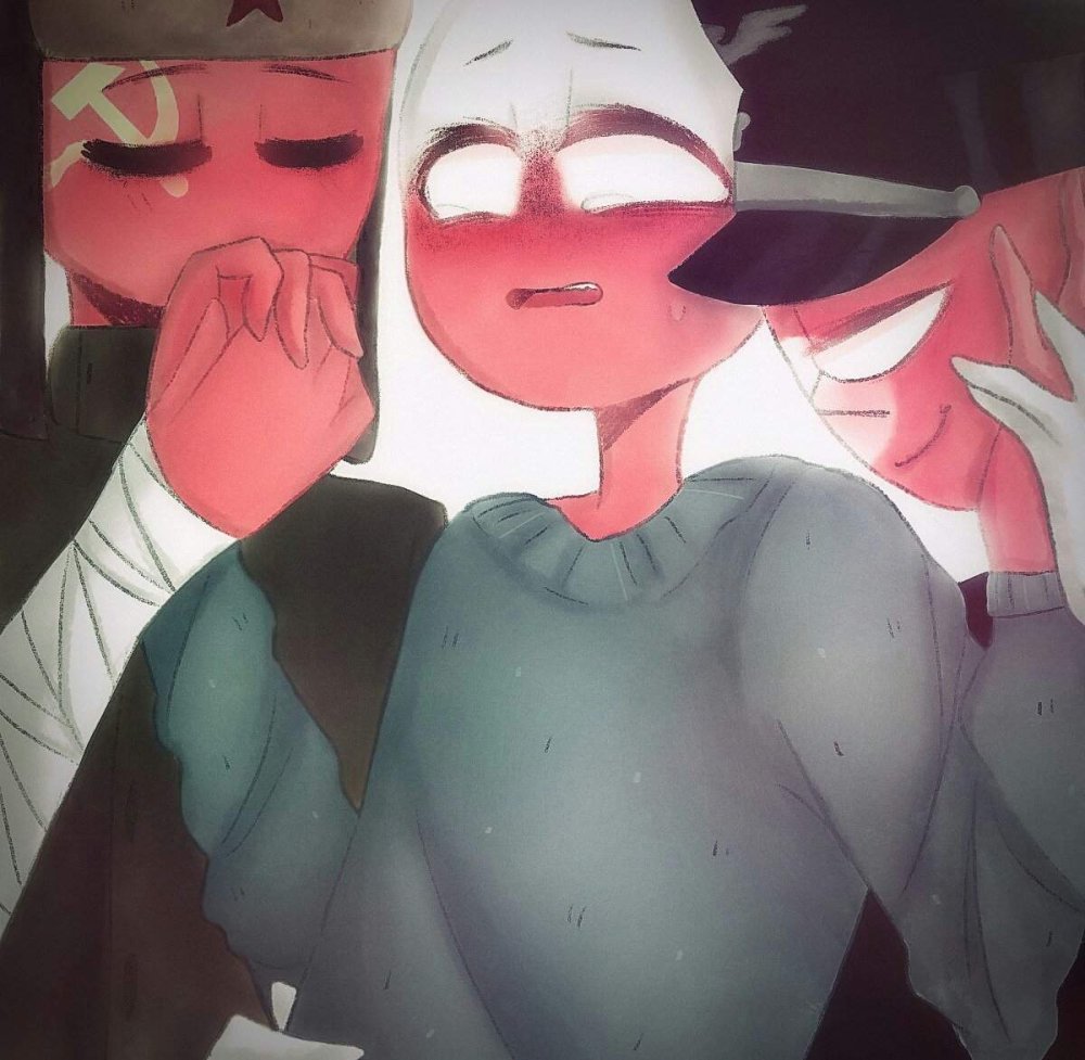 Countryhumans Reich and Poland