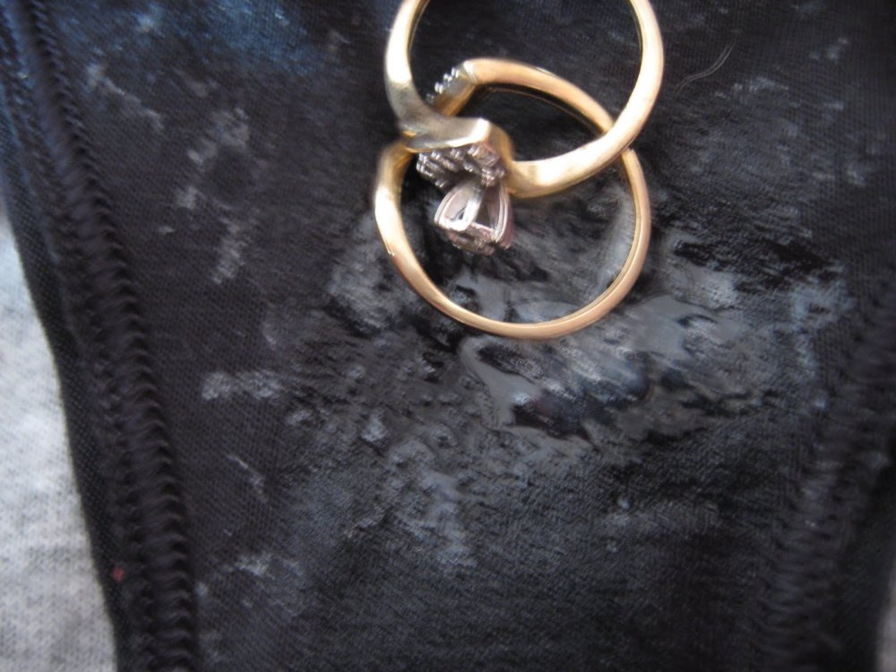 Cum on the engagement ring