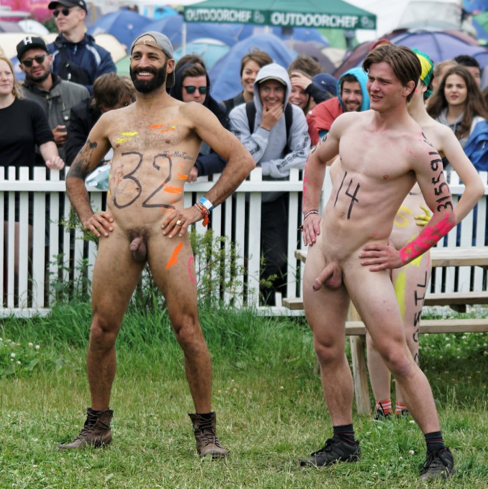 Naked Guys Exposed in Public - For the Joy of All Girls