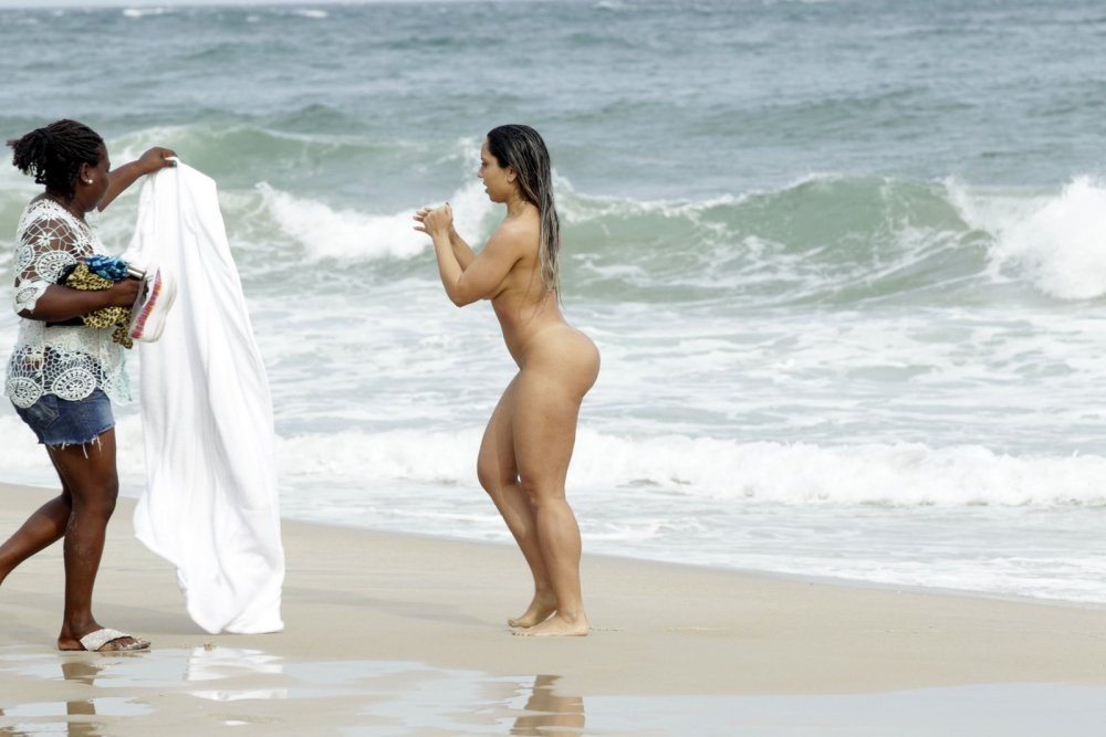 Brazilian girls on the beach nude