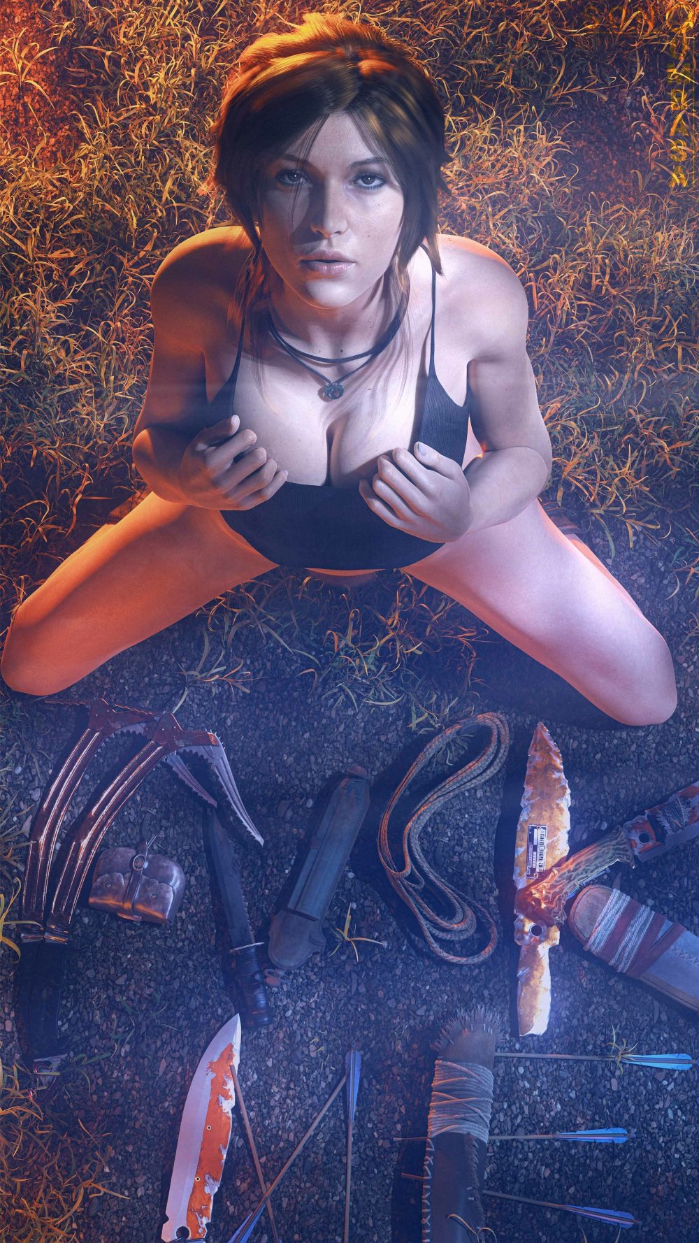 Samantha Nisimura and Lara Croft 18