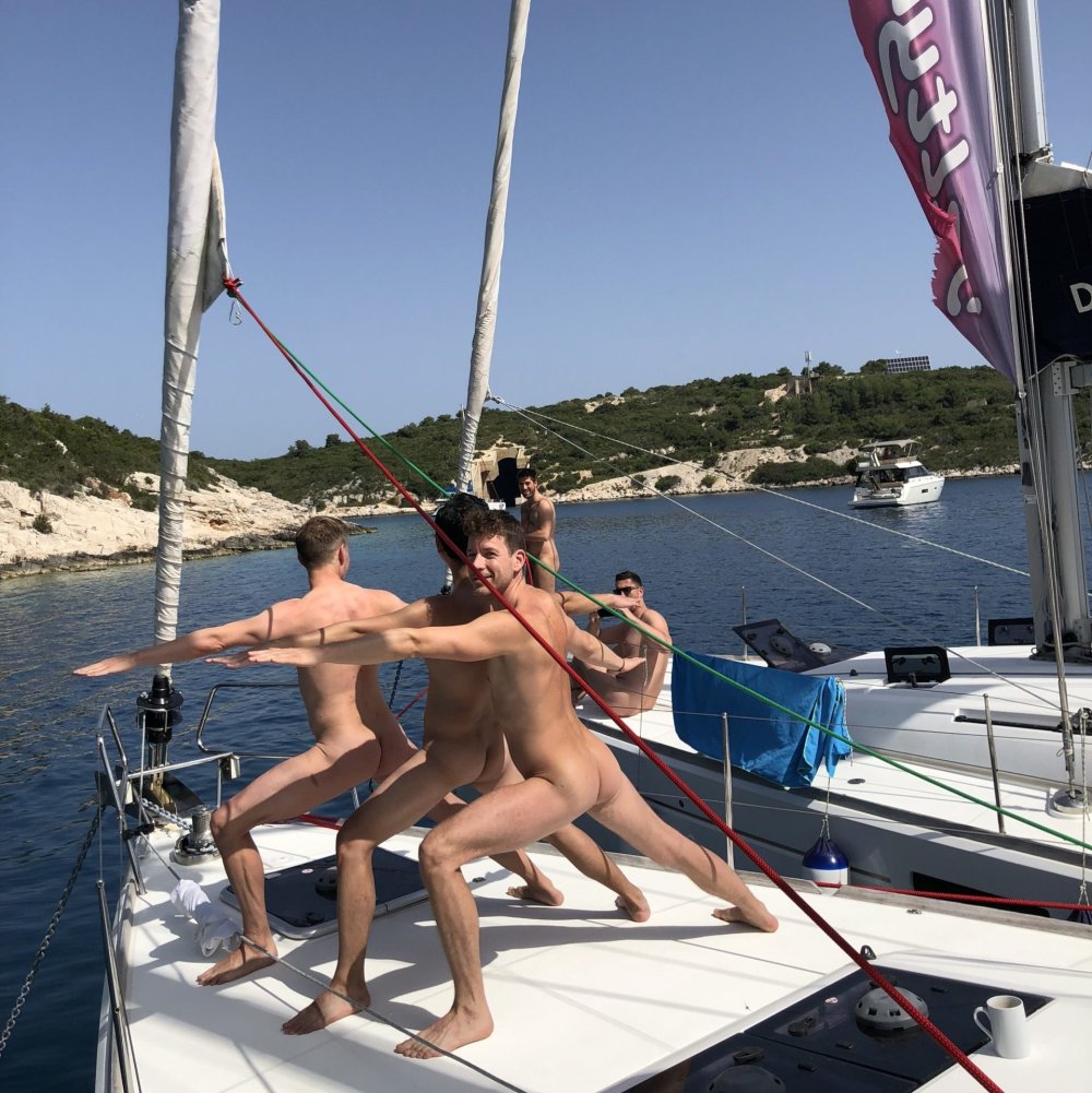 Sailing barfoot sailing adventures naked
