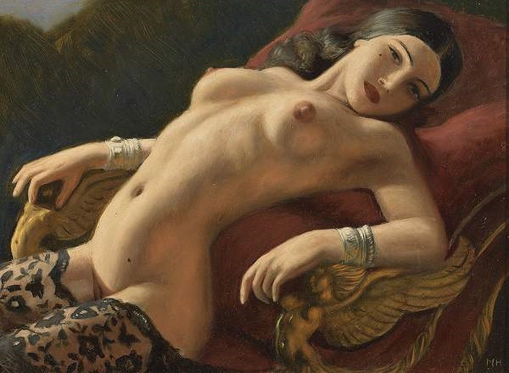Artist Reclining nude paintings