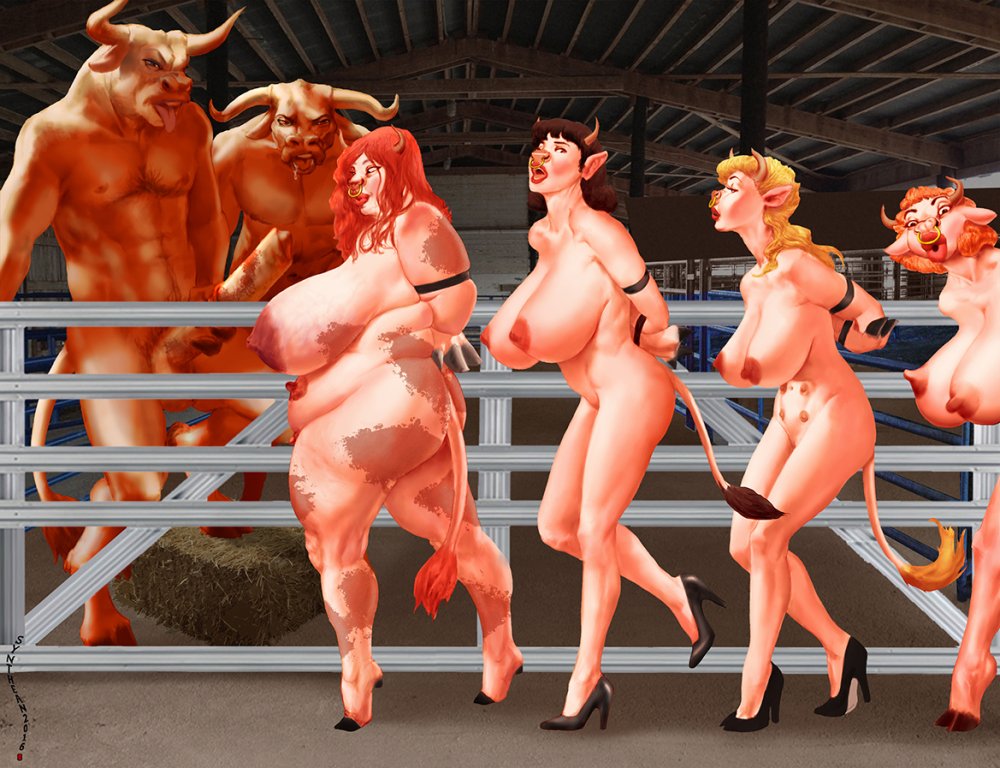 Cow women porn