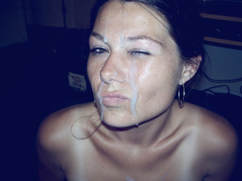 The finished face is homemade