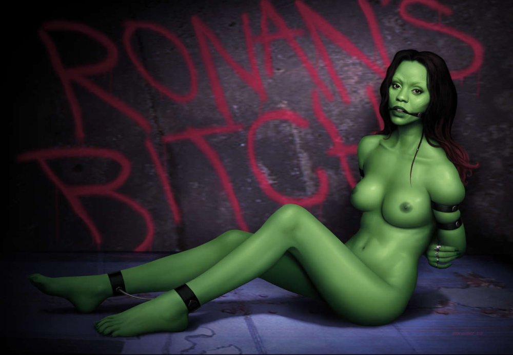 Zoe Saldana Gamora Naked