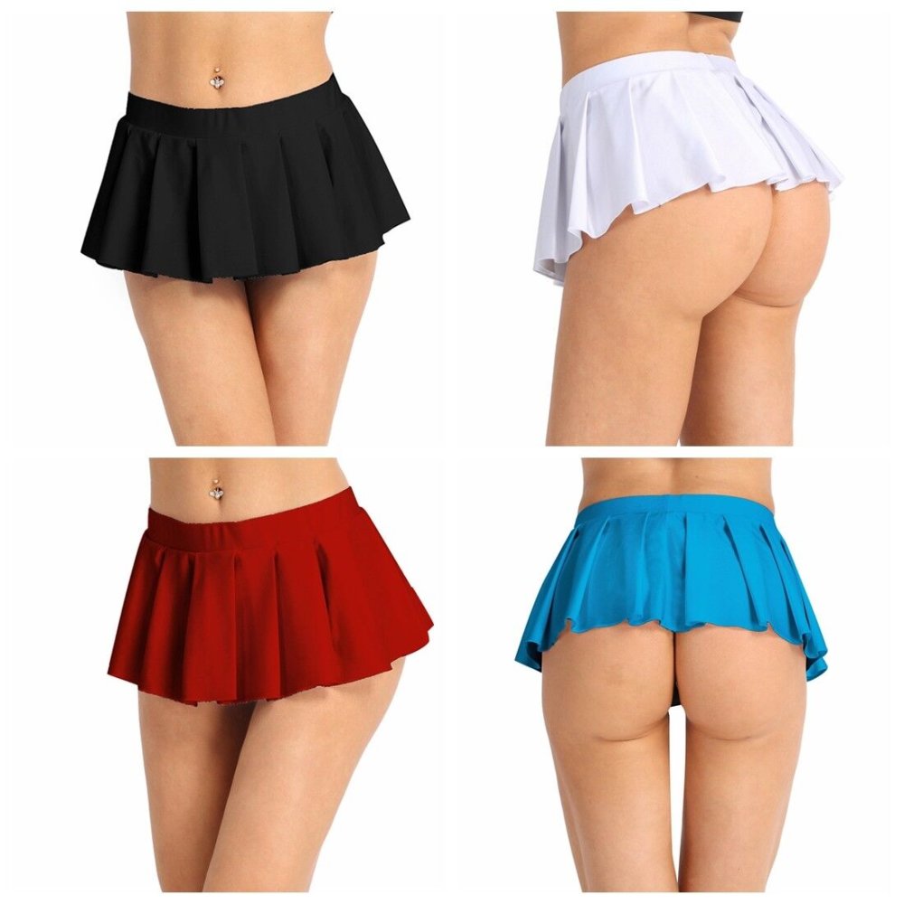 Micro skirt from behind