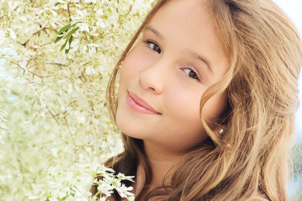 Girl 14 years old Portrait photo