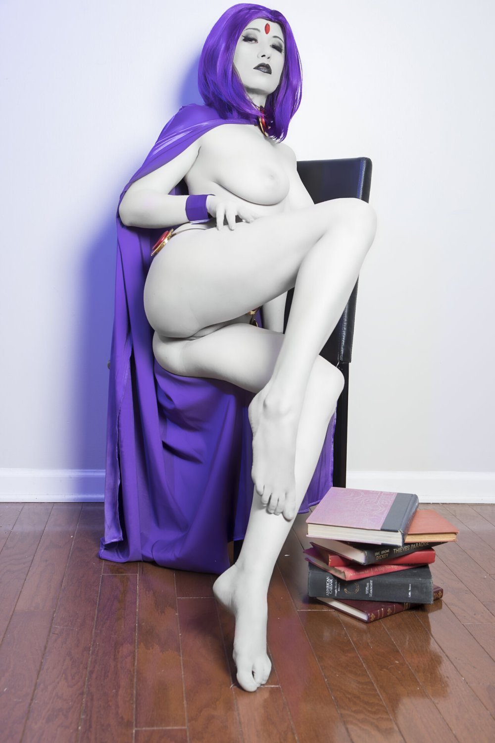 Raven cosplay ass naked